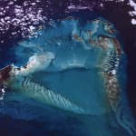 Карибское море. Вид из космоса. Автор фото Михаил Тюрин